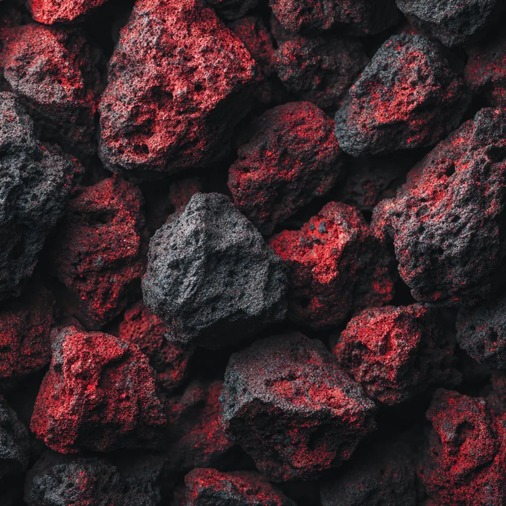 La pouzzolane (lava rock)