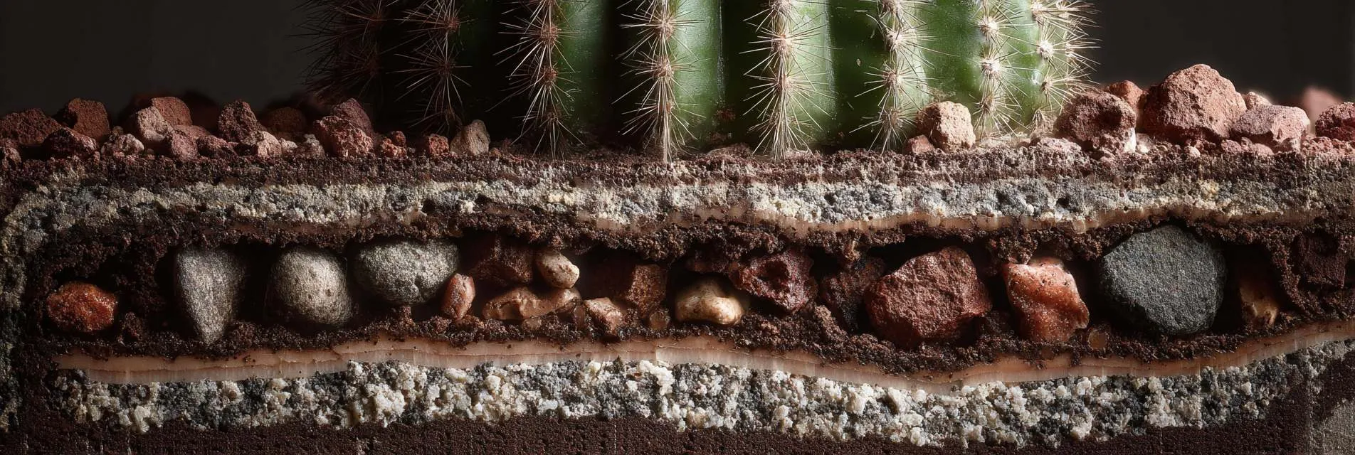 sol drainage du cactus